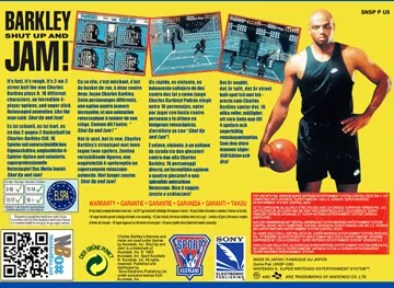 Barkley Shut Up and Jam! (Europe) box cover back